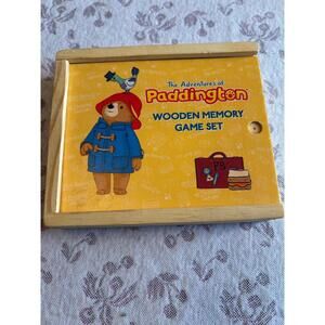 Paddington Bear Wooden Memory Card Game